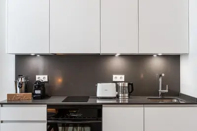 Una cocina o zona de cocina en Waou Modern Loft II Centre