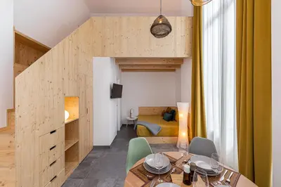 Zona de estar de Waou Modern Loft II Centre