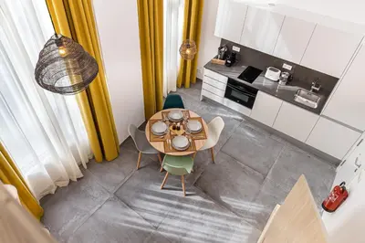 Una cocina o zona de cocina en Waou Modern Loft II Centre
