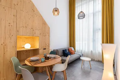 Zona de estar de Waou Modern Loft III Centre