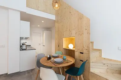 Una cocina o zona de cocina en Waou Modern Loft III Centre
