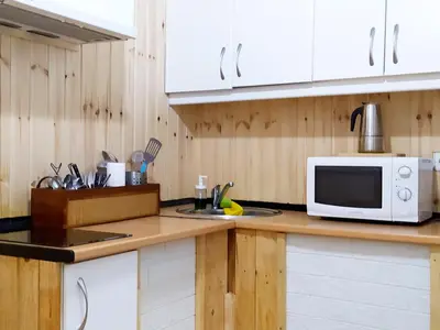 Una cocina o zona de cocina en Apartamento independiente en el corazón de la ciudad