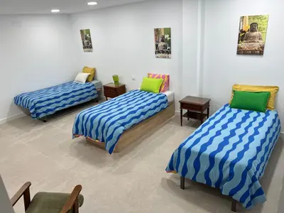 Cama o camas de una habitación en Aparment Almudena