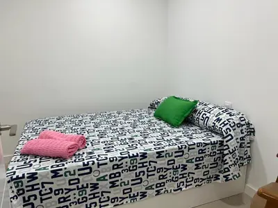 Cama o camas de una habitación en Aparment Almudena