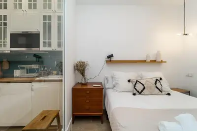 Cama o camas de una habitación en GuestReady - Barrio de las Letras Nest