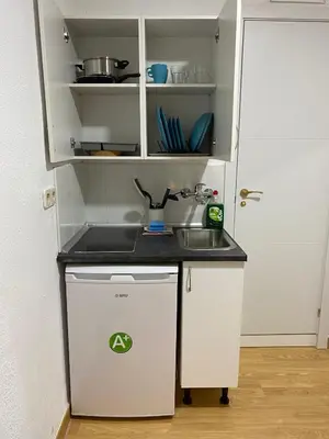 Una cocina o zona de cocina en TravelStep Malasaña