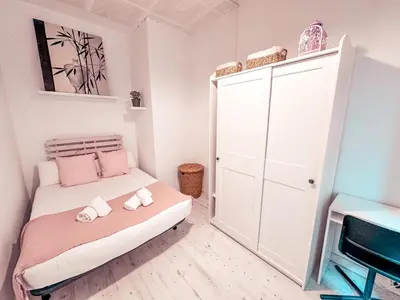 Cama o camas de una habitación en Lujosa vivienda en el centro de Madrid para tu estancia de ocio - Preciados