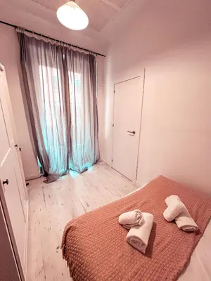 Cama o camas de una habitación en Lujosa vivienda en el centro de Madrid para tu estancia de ocio - Preciados