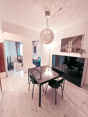 Zona de estar de Lujosa vivienda en el centro de Madrid para tu estancia de ocio - Preciados
