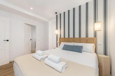 Cama o camas de una habitación en Waou Best I Madrid Rio