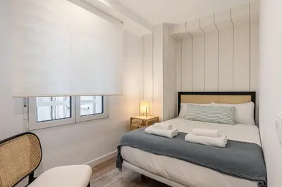 Cama o camas de una habitación en Waou Best I Madrid Rio