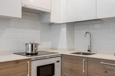 Una cocina o zona de cocina en Waou Best II Madrid Rio