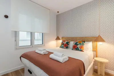 Cama o camas de una habitación en Waou Best III Madrid Rio