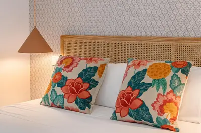 Cama o camas de una habitación en Waou Best III Madrid Rio