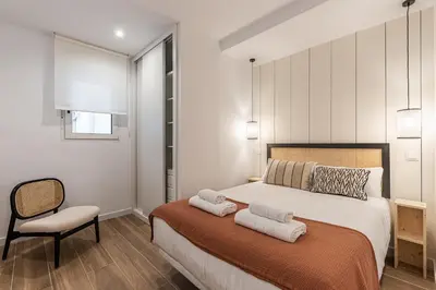 Cama o camas de una habitación en Waou Best IV Madrid Rio