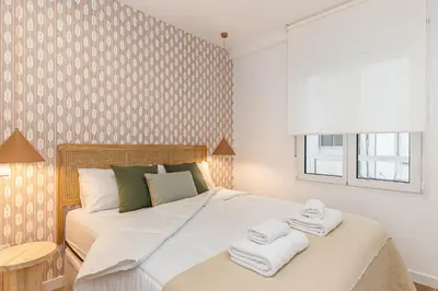 Cama o camas de una habitación en Waou Best IV Madrid Rio