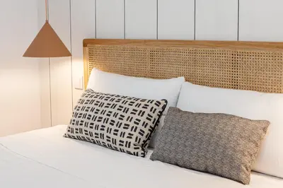 Cama o camas de una habitación en Waou Best V Madrid Rio