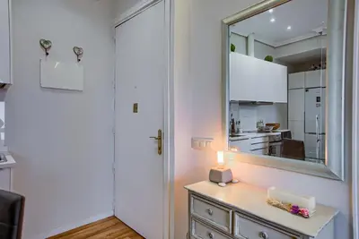 Una cocina o zona de cocina en Apartamento En El Centro Con Vistas Impresionantes