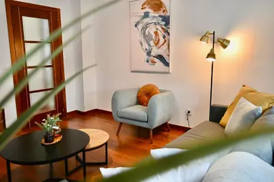 Zona de estar de For You Rentals Vivienda TEMPORAL de cuatro dormitorios en Arganzuela AMA1026