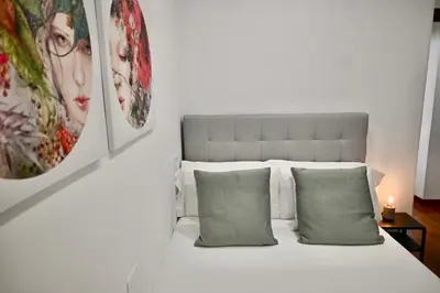 Cama o camas de una habitación en For You Rentals Vivienda TEMPORAL de cuatro dormitorios en Arganzuela AMA1026
