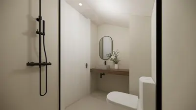 Un baño de Gran Via XV 4BR 4BH
