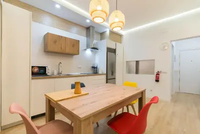 Una cocina o zona de cocina en Precioso apartamento junto a Plaza Mayor