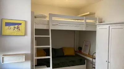 Cama o camas de una habitación en Apartamento en el casco antiguo