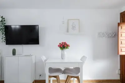 Una televisión o centro de entretenimiento en Cozy apartmento in Lavapies-Sal34