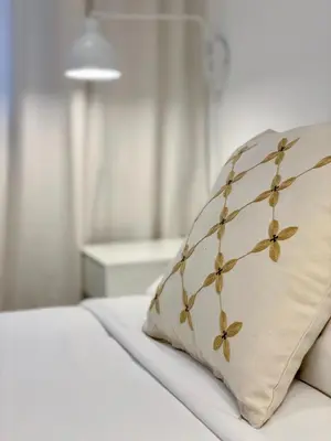 Cama o camas de una habitación en Puerta de Toledo VII - Apartamento de 2 dormitorios con Balcón