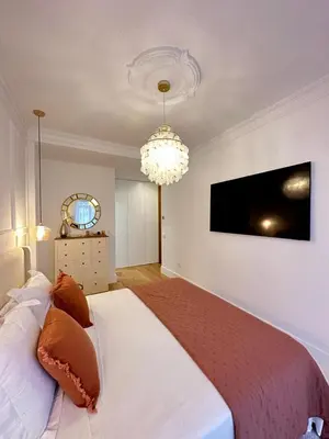 Cama o camas de una habitación en LUXURY FLAT ROX