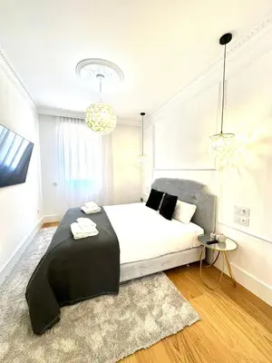 Cama o camas de una habitación en LUXURY FLAT ROX