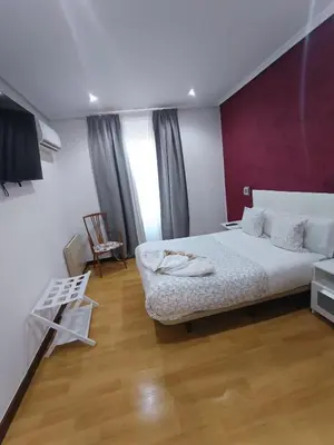 Cama o camas de una habitación en Hostal New Dream Madrid