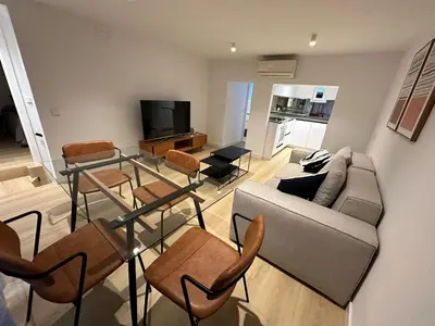 Zona de estar de Loft Atocha 43