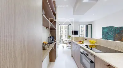 Una cocina o zona de cocina en Santa Cruz