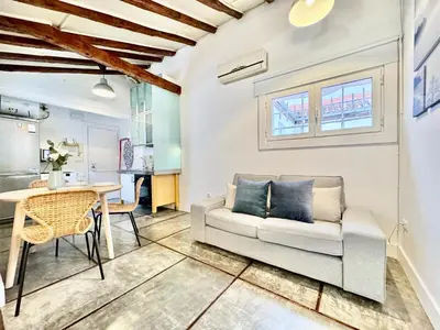 Zona de estar de Tirso de Molina IV - Estudio en el Centro