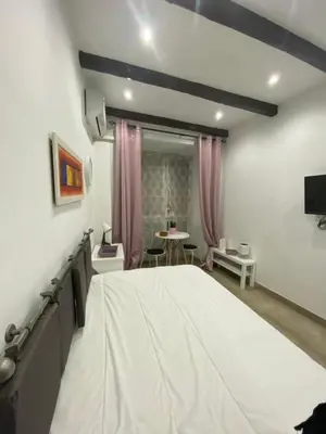 Una televisión o centro de entretenimiento en Casa Álvarez