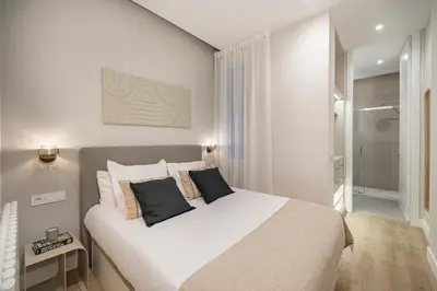 Cama o camas de una habitación en LaLatina IV calle Conde de Romanones 4BR 4BH