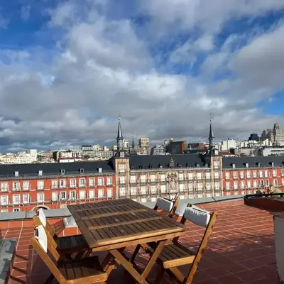 Plaza Mayor private terrace apartment