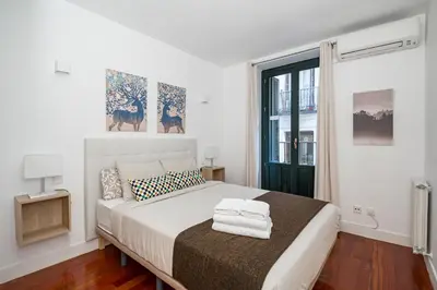 Cama o camas de una habitación en Céntrico Plaza España - Gran Vía II