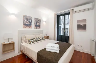 Cama o camas de una habitación en Céntrico Plaza España - Gran Vía II