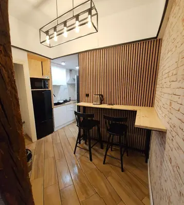 Una cocina o zona de cocina en HOSTAL ANDREA GRANVIA
