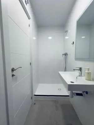 Un baño de Hostal Conde De Alba
