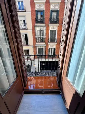 Un balcón o terraza de Hostal Conde De Alba
