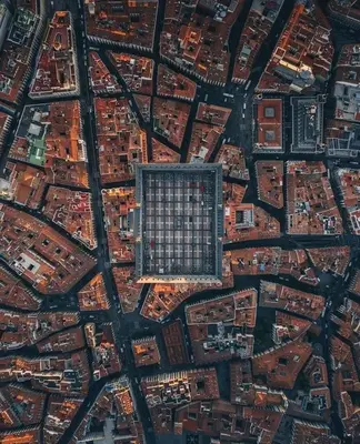 Puerta del Sol House a vista de pájaro