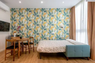 Cama o camas de una habitación en Palacio Real Ópera La latina