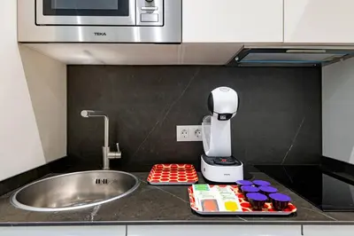 Una cocina o zona de cocina en Palacio Real Ópera La latina