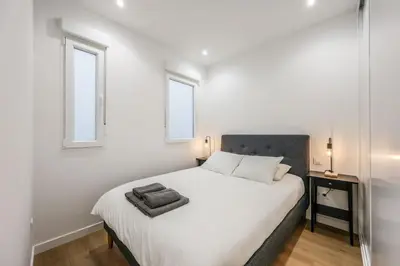 Cama o camas de una habitación en MyHouseSpain - Glamour y confort cerca del Retiro