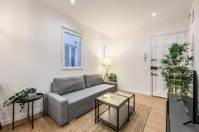 Zona de estar de MyHouseSpain - Glamour y confort cerca del Retiro