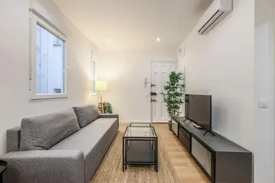 Zona de estar de MyHouseSpain - Glamour y confort cerca del Retiro