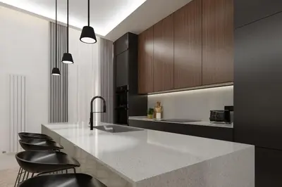 Una cocina o zona de cocina en Gran Via XVII calle Fuencarral 6BR 7BH